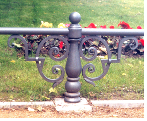 Gr�nfl�cheneinfassung in Leipzig1