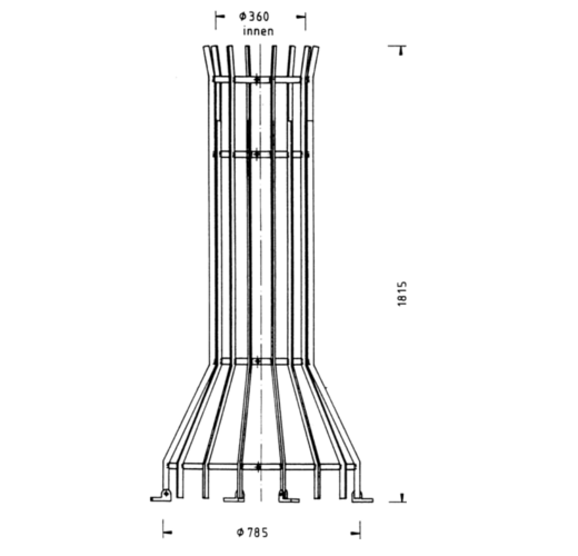 Stadtm�blierung|baumscheiben|baumscheibe TBS-Q-1300