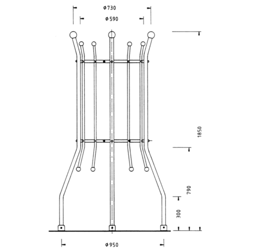 Stadtm�blierung|baumscheiben|baumscheibe TBS-Q-1300
