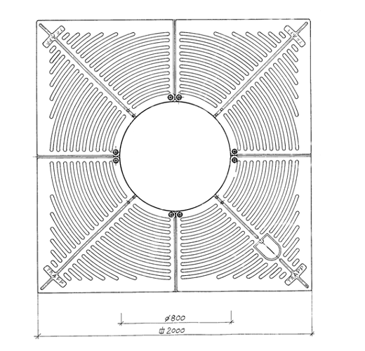 Stadtm�blierung|baumscheiben|baumscheibe TBS-Q-1500